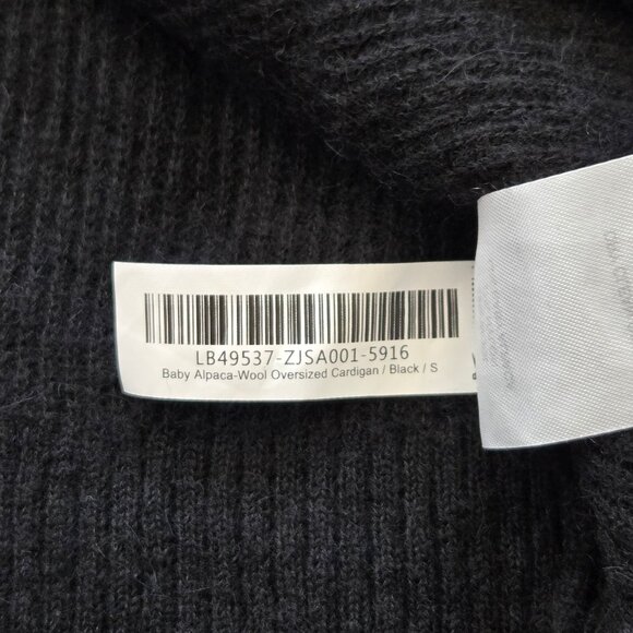 Quince Baby Alpaca Wool Oversized Cardigan Size Small MSRP $99 New with tags - Picture 13 of 14